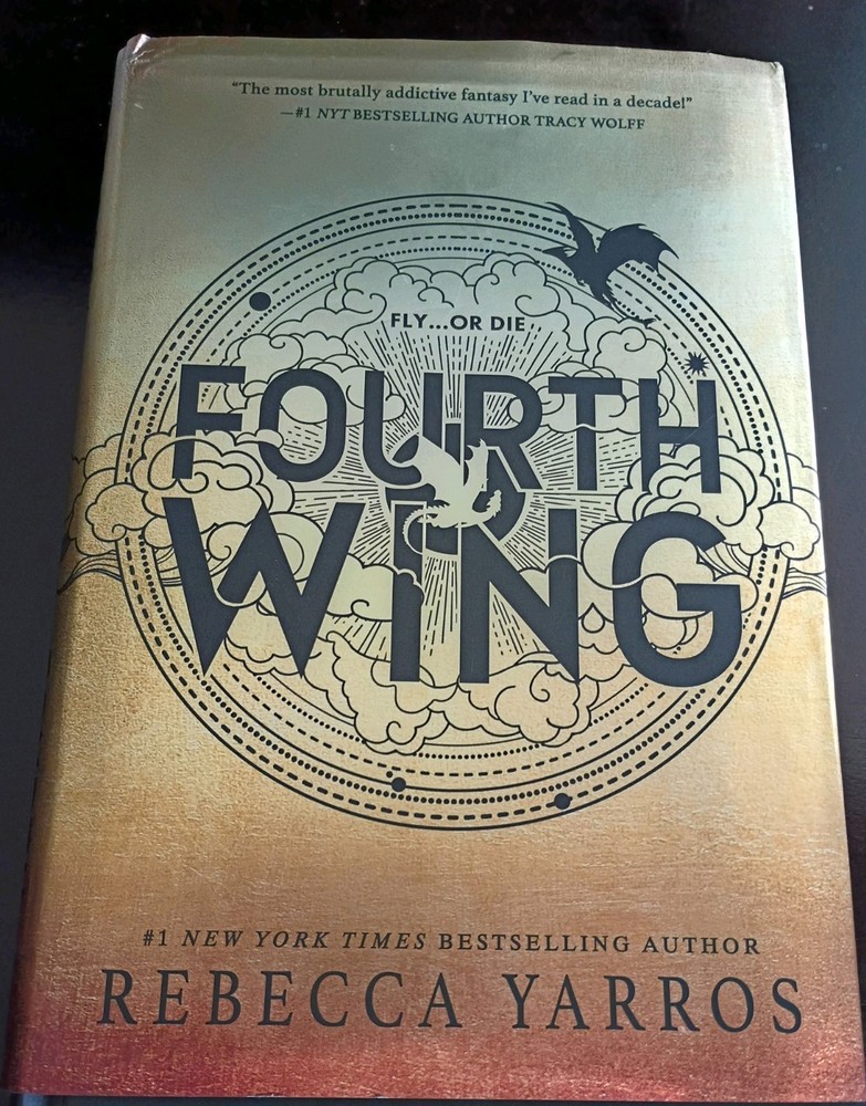 Fourth Wing ( FLY...OR DIE ) - by Rebecca Yarros - (Hardcover) - Very good -