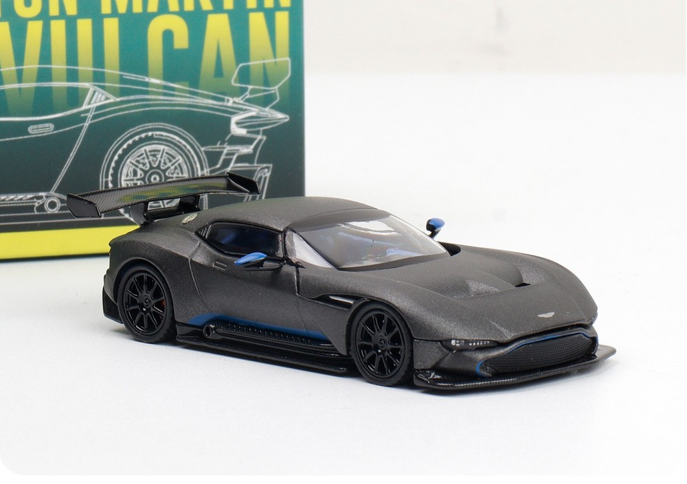 Vulcan Black 1:64 Scale Diecast Alloy Model Car with Opening Hood