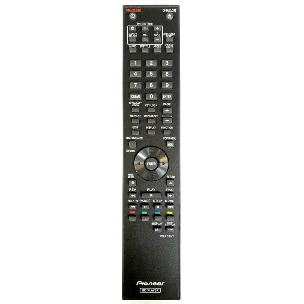 New Replace VXX3351 For Pioneer Blu-Ray DVD BD Remote Control BDP120 BDP-121