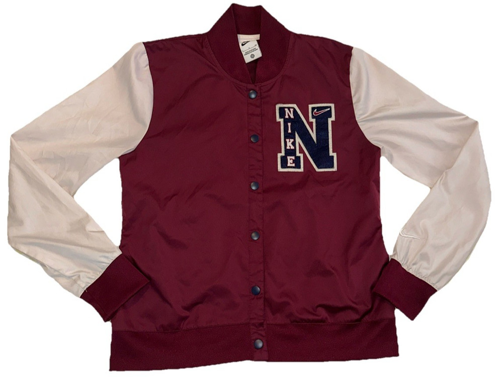 Nike Sportswear Woven Retro Patch Varsity Jacket DZ4630-638 Size S #722
