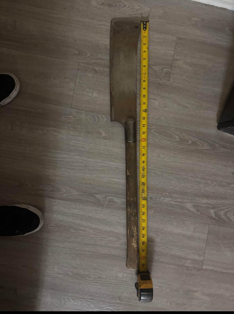 RARE ANTIQUE VINTAGE GIANT HOG SPLITTER MEAT CLEAVER F DICK GERMANY