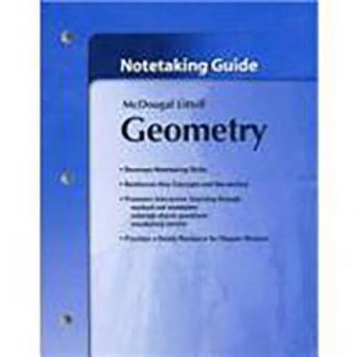 Notetaking Guide Geometry - Paperback By MCDOUGAL LITTEL - GOOD
