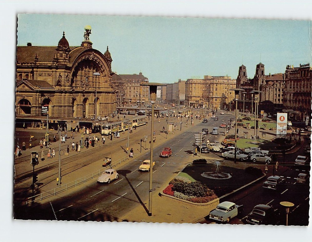 Postcard Hauptbahnhof Frankfurt Germany