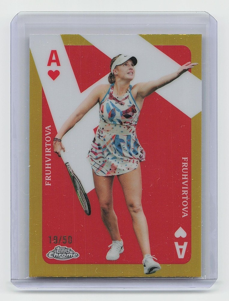 2024 Topps Chrome #CAS-LF Linda Fruhvirtova Aces Gold Refractor #/50