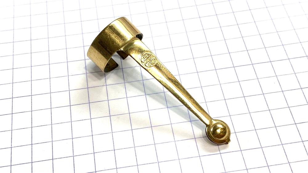 VINTAGE MOORE OVERSIZE FOUNTAIN PEN ACCOMMODATION CLIP IN ROLLED GOLD USA OC-image