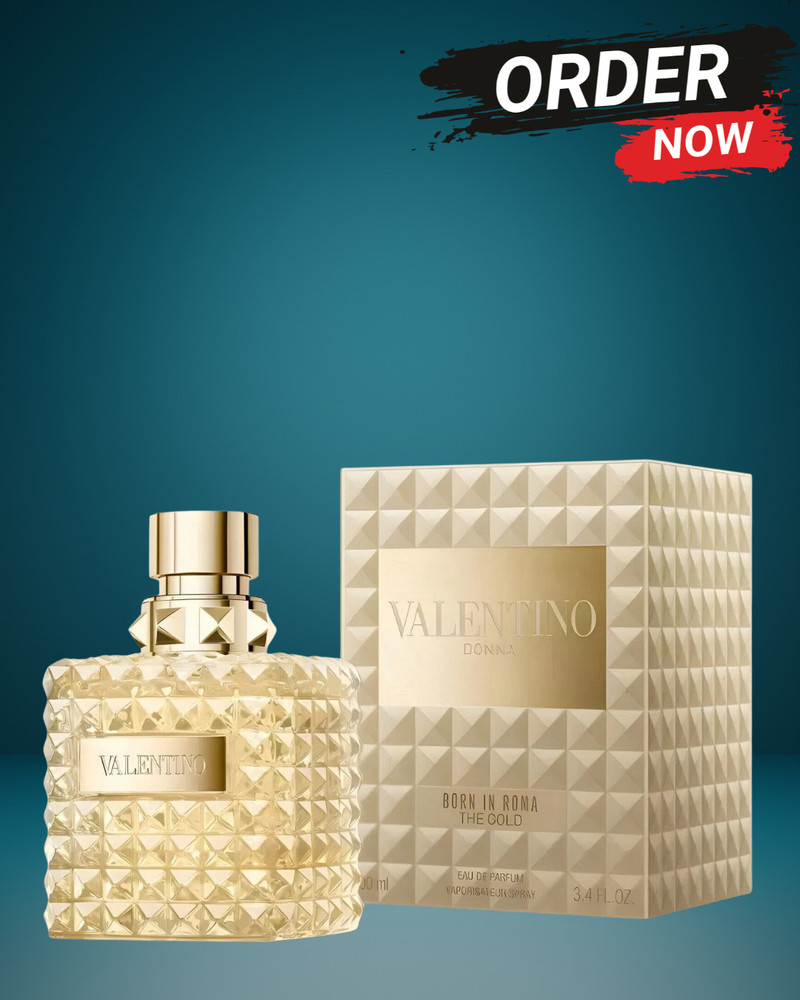 Valentino Born in Roma The Gold Donna Eau de Parfum Women 3.4oz/100ml  Brand New