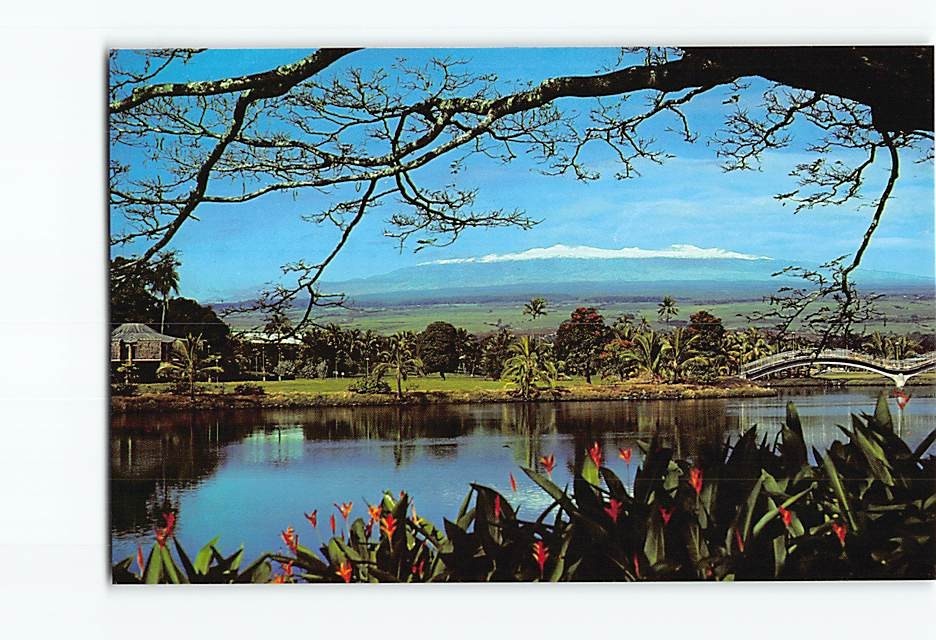 Postcard Snowcapped Mauna Kea Hawaii USA