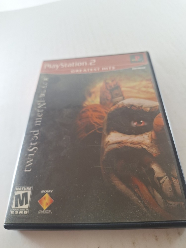 Twisted Metal: Black PS2 (Sony PlayStation 2, 2001) Black Label Complete CIB