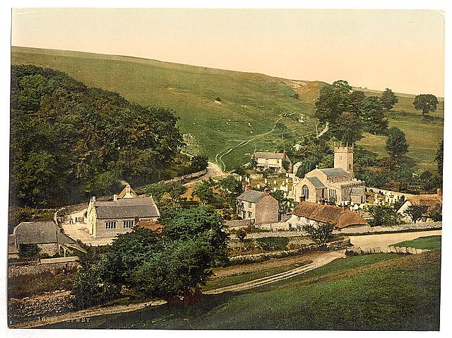 Photo:General view,Upwey,England,1890s