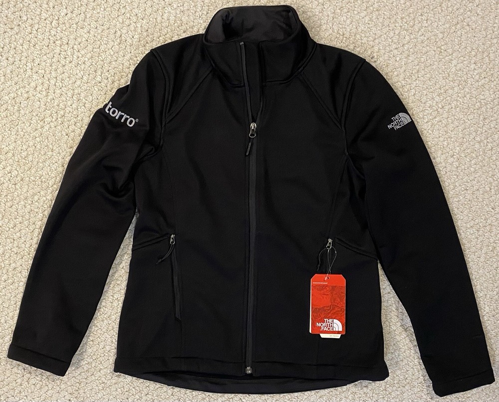 The North Face Ridgeline Soft Shell Womens M Medium Jacket Zip w/ Company Logo
