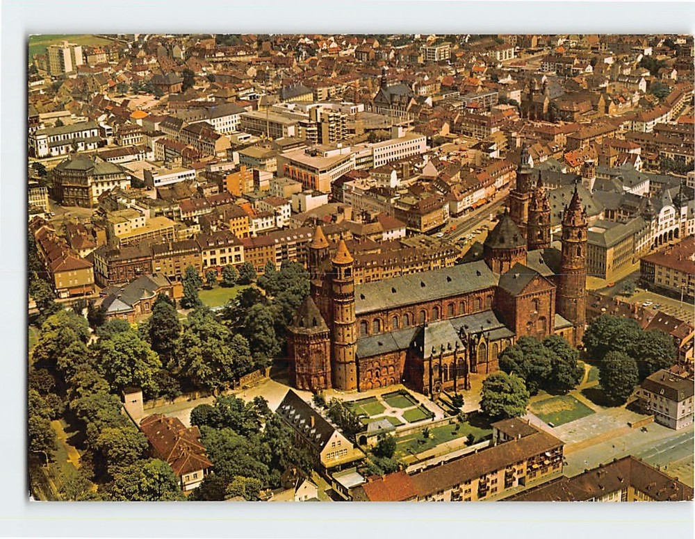 Postcard Worms am Rhein Worms Germany