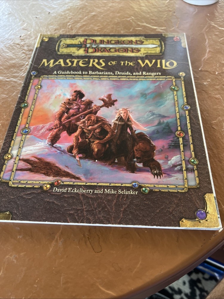 Masters of the Wild Guidebook | Dungeons & Dragons 3.0e