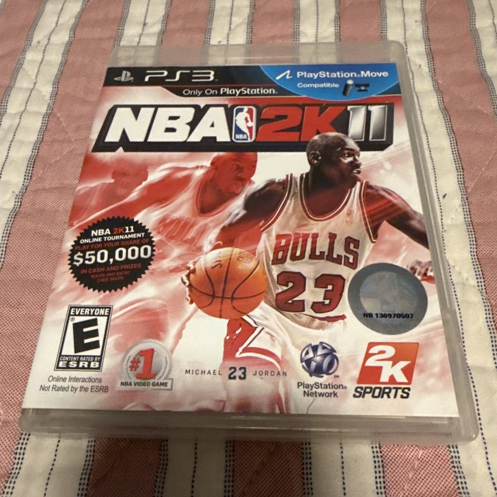 NBA 2K11 (Sony PlayStation 3, 2010) PS3 Game w/ Manual & Case