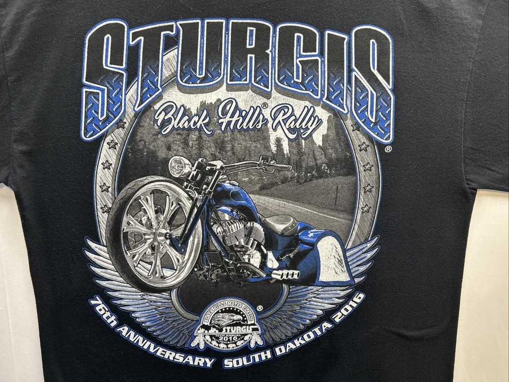 Sturgis Black Hills Rally 2016 South Dakota 76th Annual Biker T-Shirt