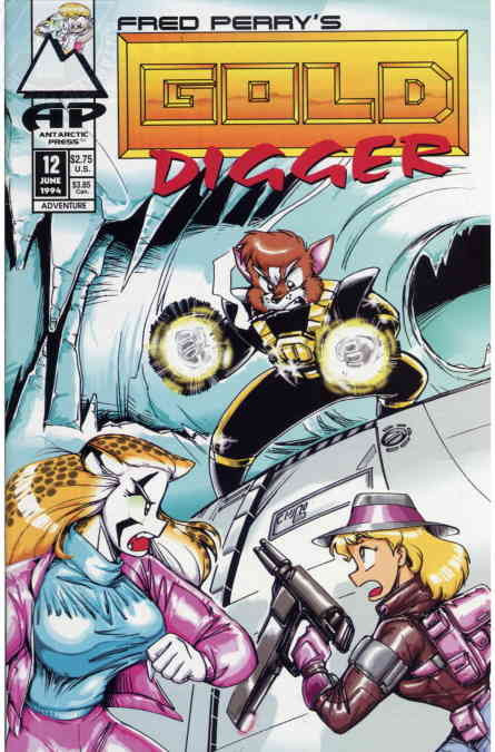 Gold Digger 2nd Series #12 VF/NM Antarctic Press Fred Perry Limited 3900 Print Run