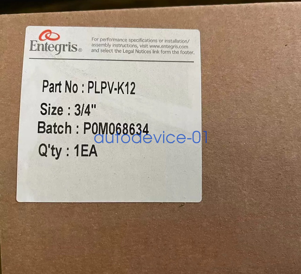1PC Brand New Entegris PLPV-K12 Pneumatic Valve DHL/FedEx