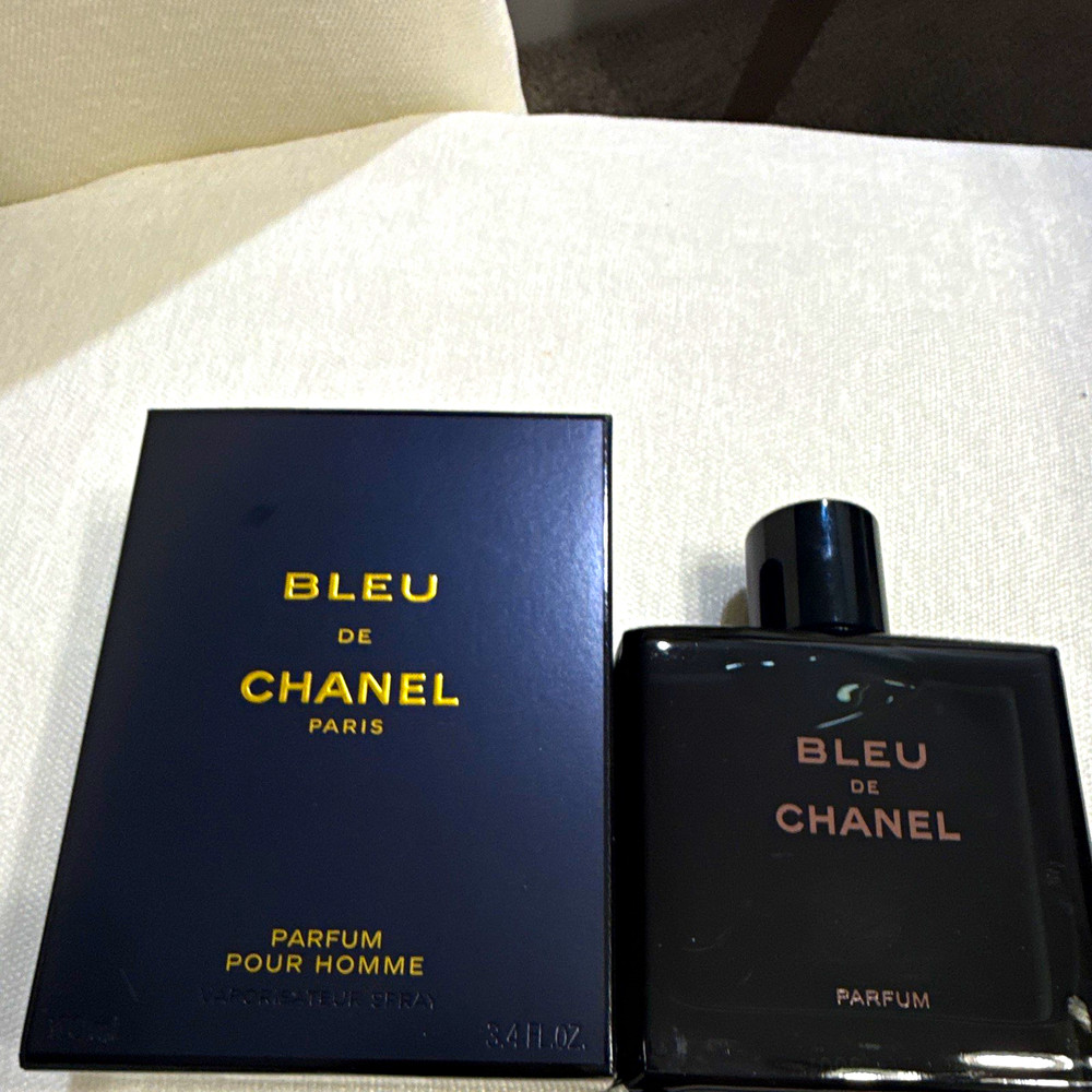 CHANEL Bleu de Chanel Pour Homme Parfum Spray, 3.4 fl oz, Regular Size