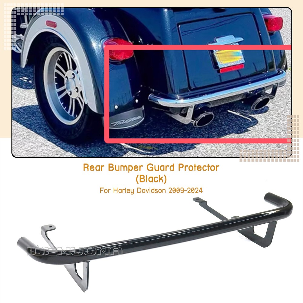 Rear Bumper Guard Protector For Harley Davidson Tri-Glide 2009-2024 2010