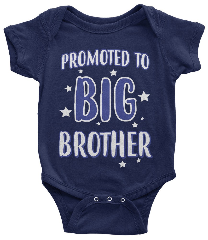 Promoted To Big Brother Infant Bodysuit Expecting Baby Gift Reveal