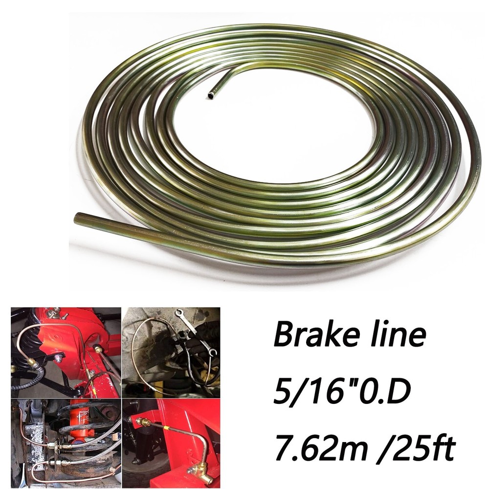 1X Car Brake Fuel Trans Line Tubing 5/16