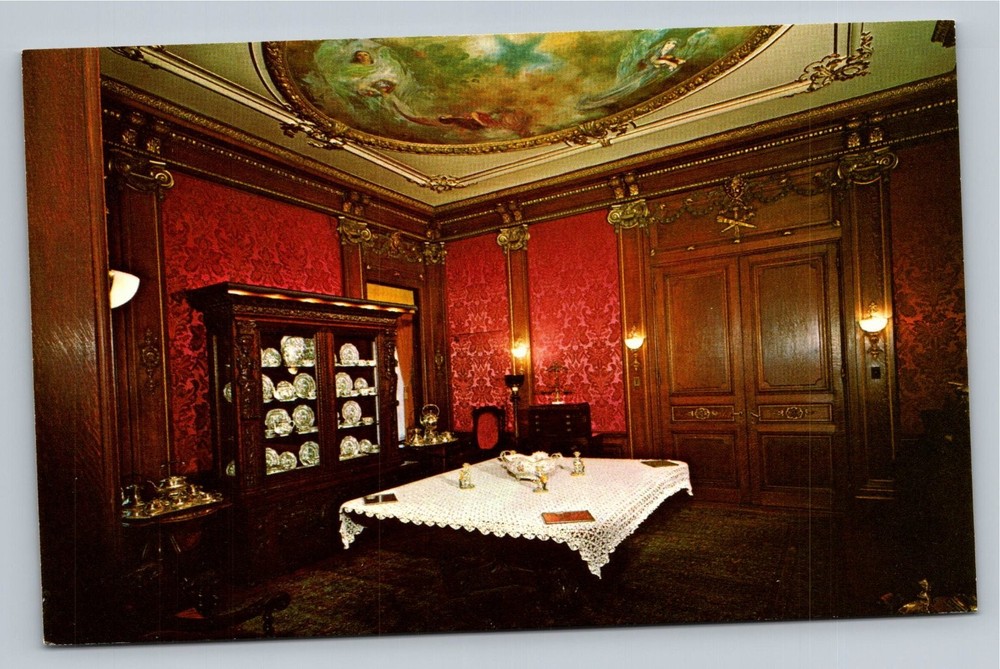 International Eastern Star Temple Belmont Dining Room Washington D.C. Postcard
