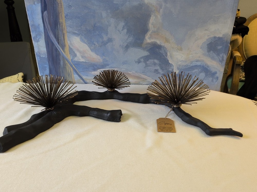 Cyan Design NWT Black/Gold Ichiyo Blooming Cherry Tree Wall Art $410