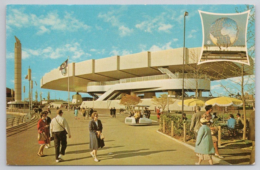 Bell Telephone Pavilion NY World's Fair 1964-65 Unisphere Dexter Postcard