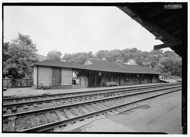 Photo:Harpers Ferry West Virginia Baltimore Ohio Railroad Station 1900s