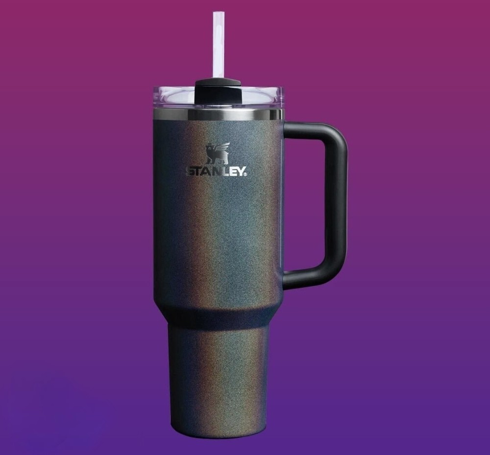 Limited edition STANLEY MIDNIGHT GLITZ QUENCHER H2.0 FLOWSTATE™ TUMBLER 40OZ