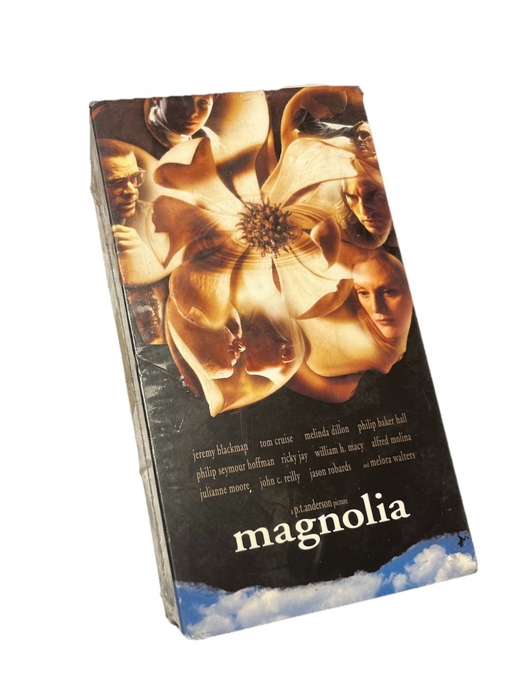 Sealed Magnolia VHS Screener Promo Tom Cruise Julianne Moore PTA 2000