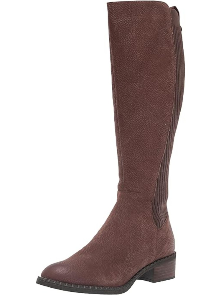 GENTLE SOULS KENNETH COLE Womens Brown Round Toe Block Heel Riding Boot 5 M