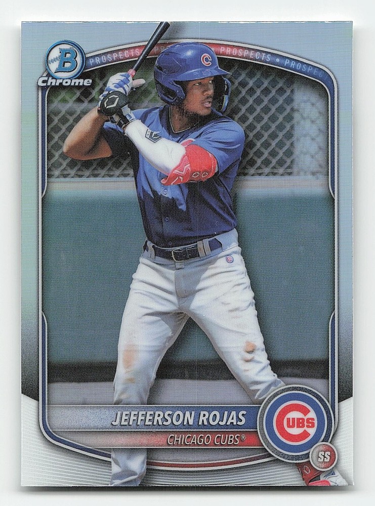 2025 Bowman Draft #BDC-75 Jefferson Rojas Chrome Refractor