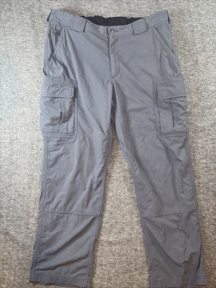 Duluth Trading Mens Relaxed Fit Cargo Performance Utility Pants Sz XL 32