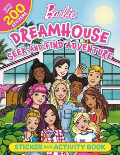 Barbie Dreamhouse Seek-and-Find Adventure Book with 100 Hidden Objects - Officially Licensed Mattel