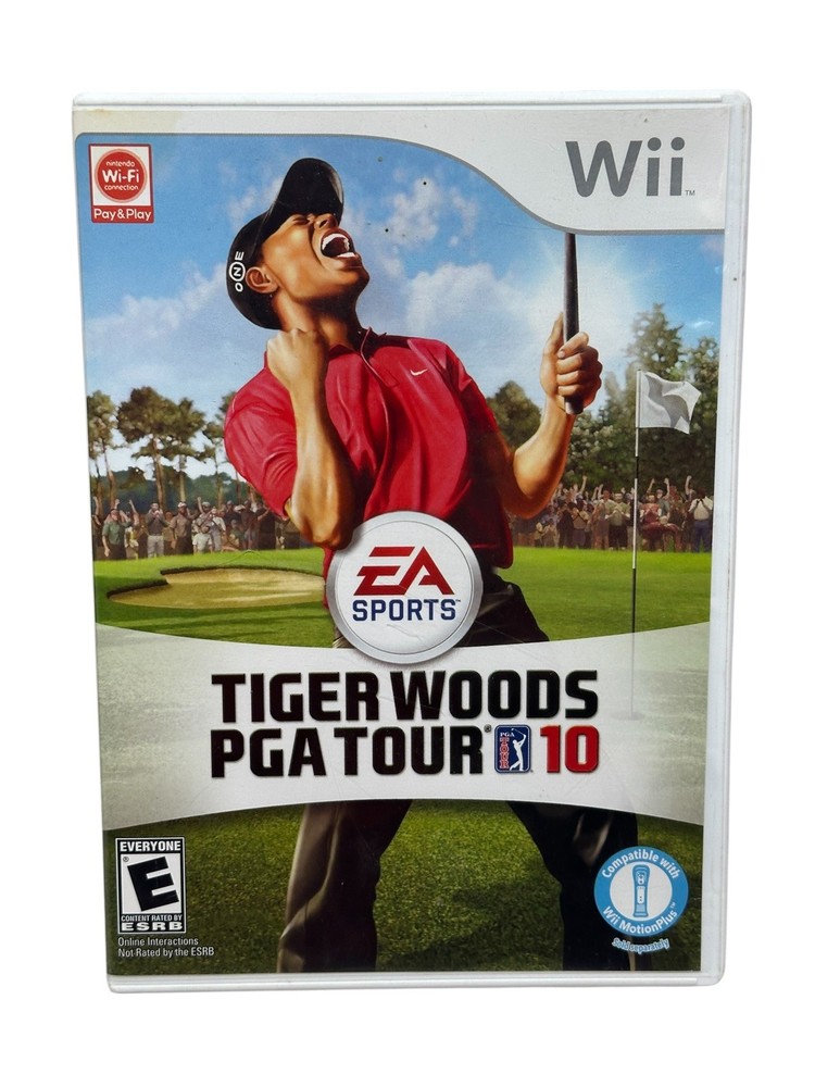 Tiger Woods PGA Tour 10 (Nintendo Wii, 2009) No Manual - Tested