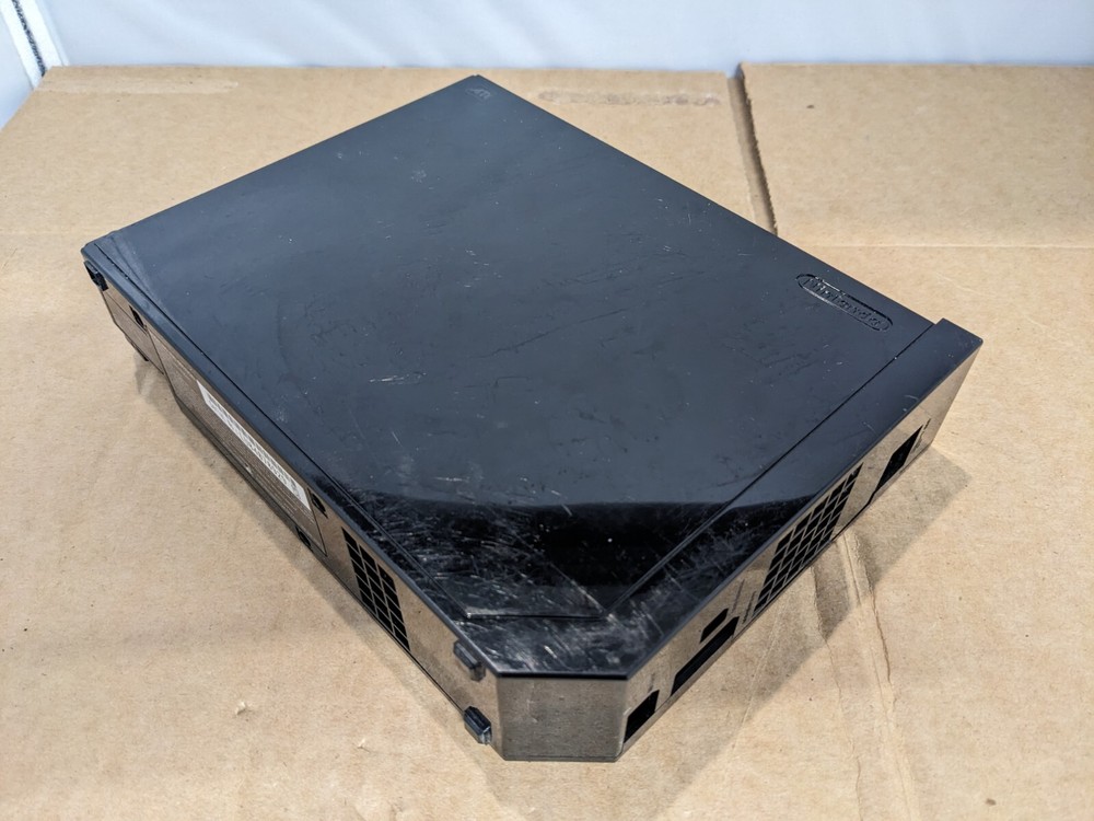 Nintendo Wii RVL-001 - BLACK - Console SHELL + Heat Shields ONLY - READ
