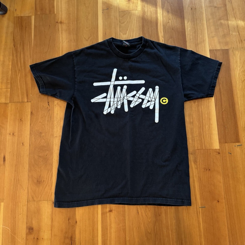 RARE Vintage Stussy Graphic T Shirt Mens Size L Skate Surf Y2K