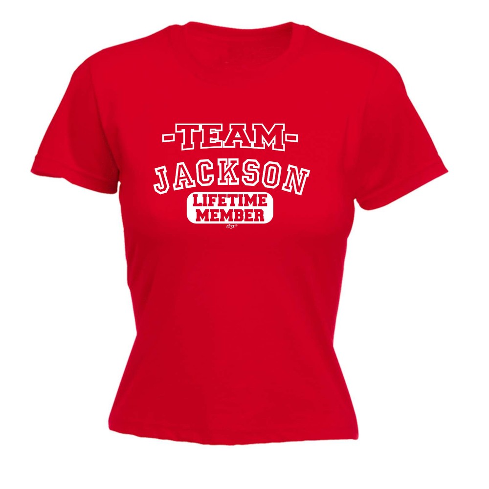 Jackson V2 Team Lifetime Member - Womens T Shirt Funny T-Shirt Gift Novelty