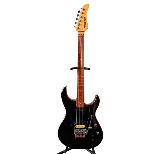FERNANDES FR - 85S Sustainer Floyd Rose Electric Guitar Strat Type Black