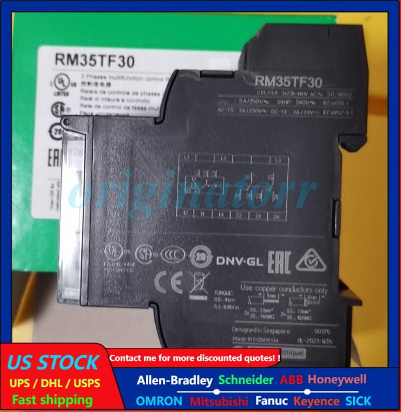 1pcs Schneider Control Relay RM35TF30