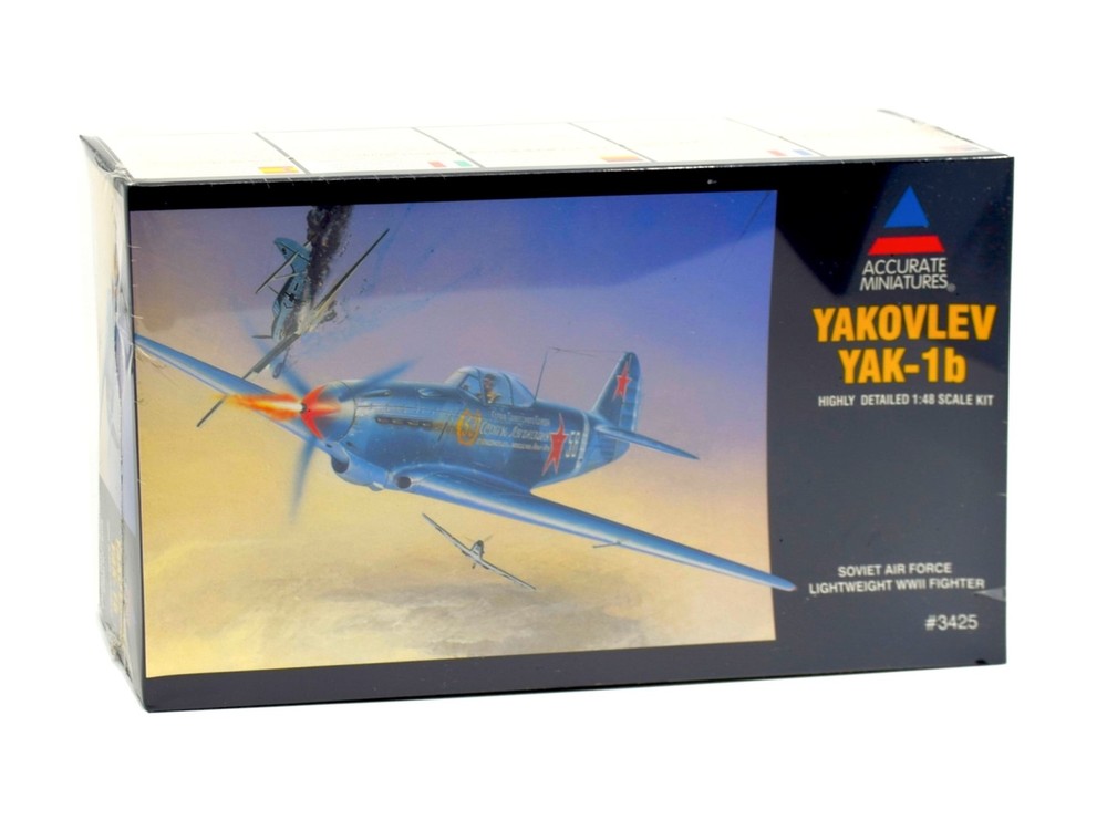 1/48 Scale Soviet Yak-1b Plastic Model Kit by Accurate Miniatures 3425-image