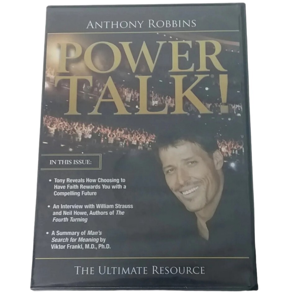 Anthony Robbins Power Talk Audiobook CD 2009 Strategies For Lifelong Success