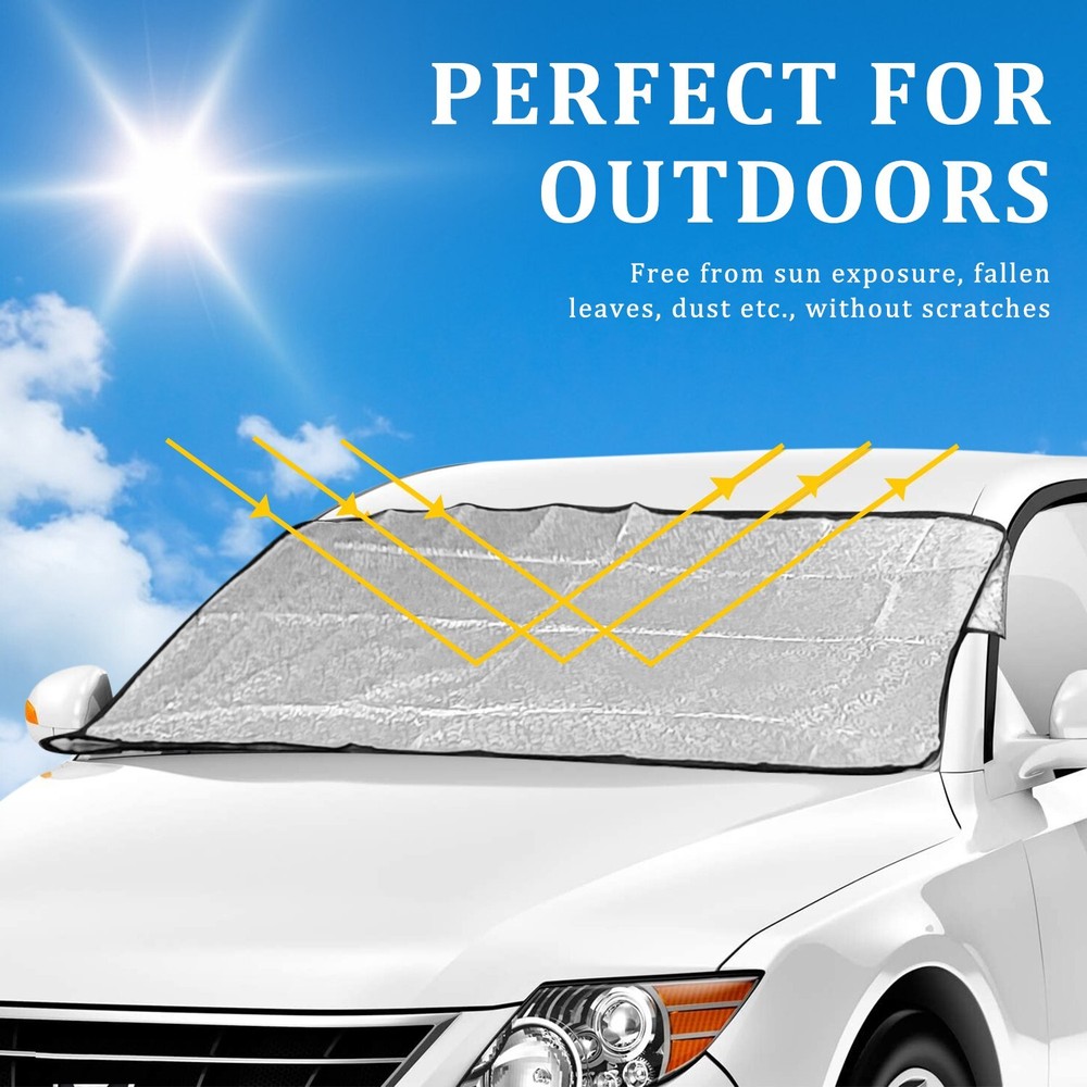 Foldable Large Sun Shade Truck Van Car Windshield Visor UV Block Cover Protector