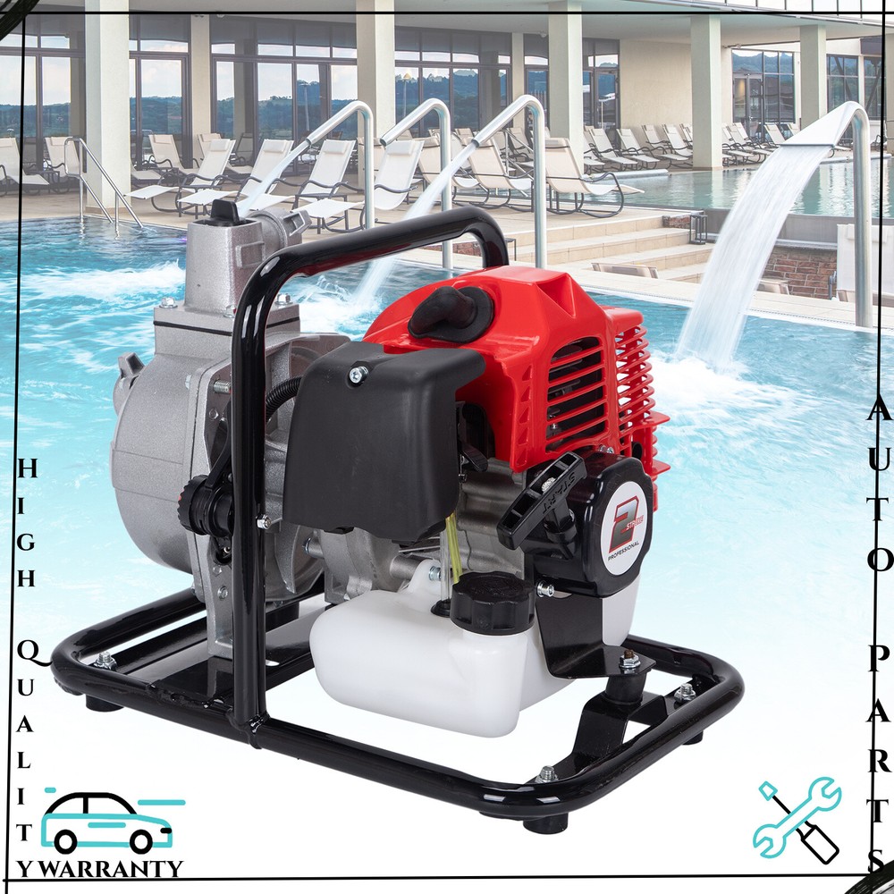 1'' 1.7HP Gas Power Semi-Trash Water Pump High Pressure Irrigation Transfer Pump