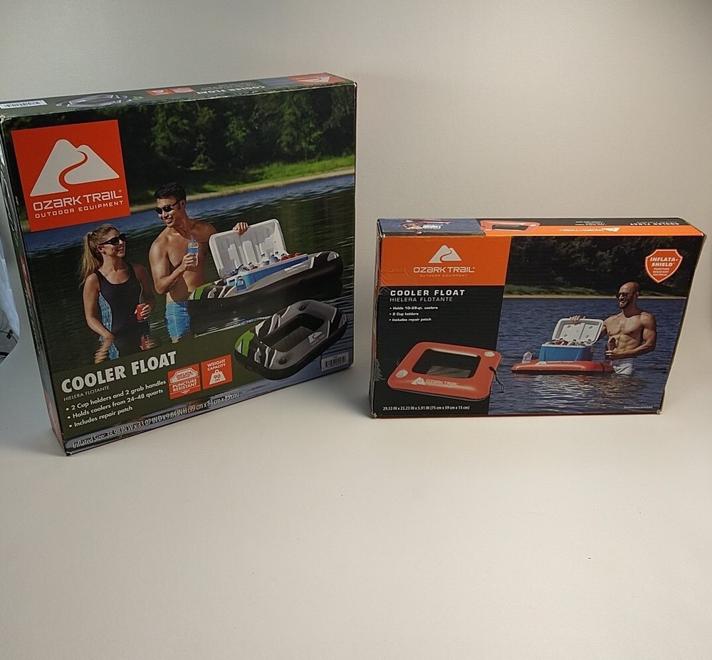 NEW Ozark Trail Cooler Floats -  2 Floats - For 10-28 Qt. & 24-48 Qt. Coolers