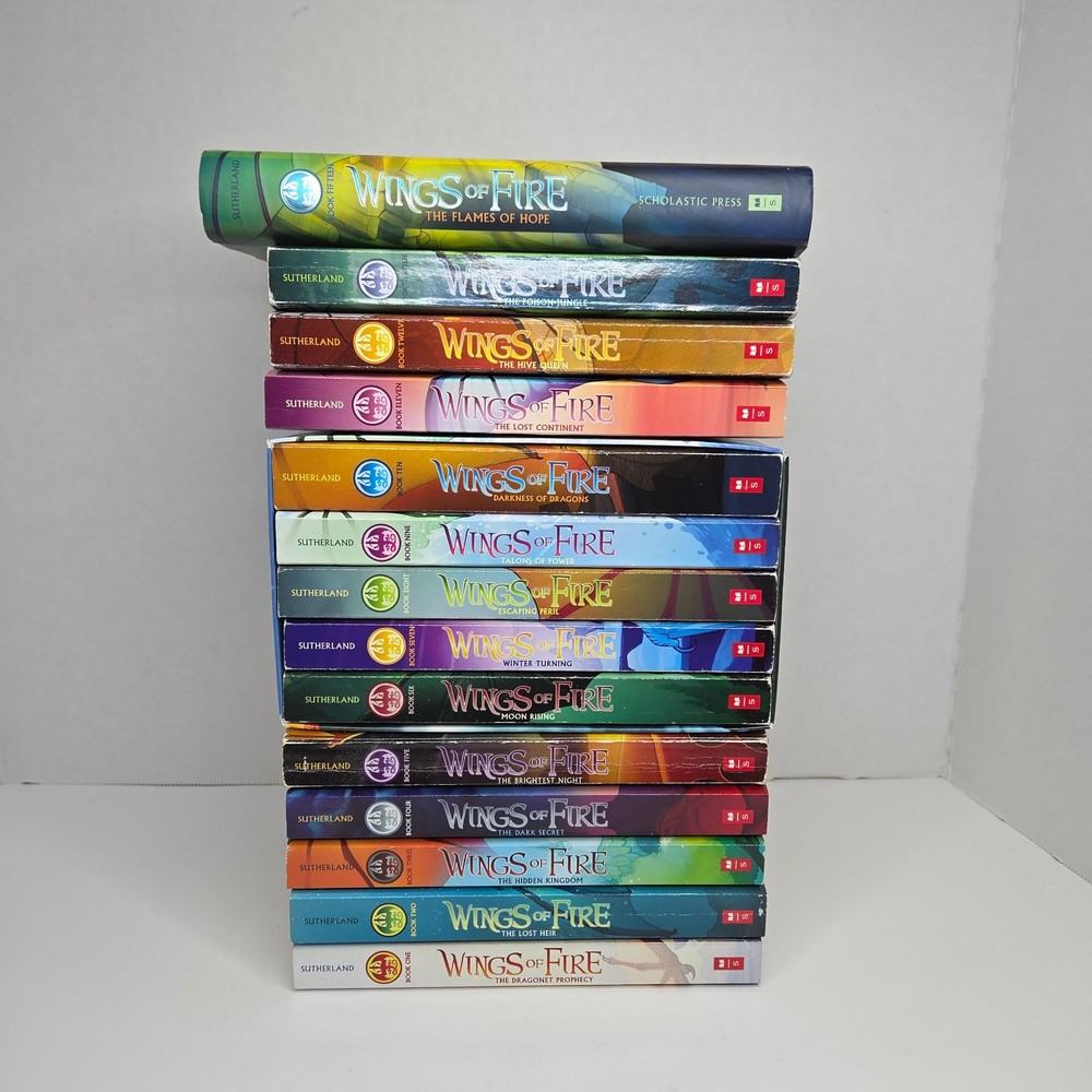 Wings of Fire Book Set 1-14 Tui Sutherland Trade Paperback - FREE SHIPPING !