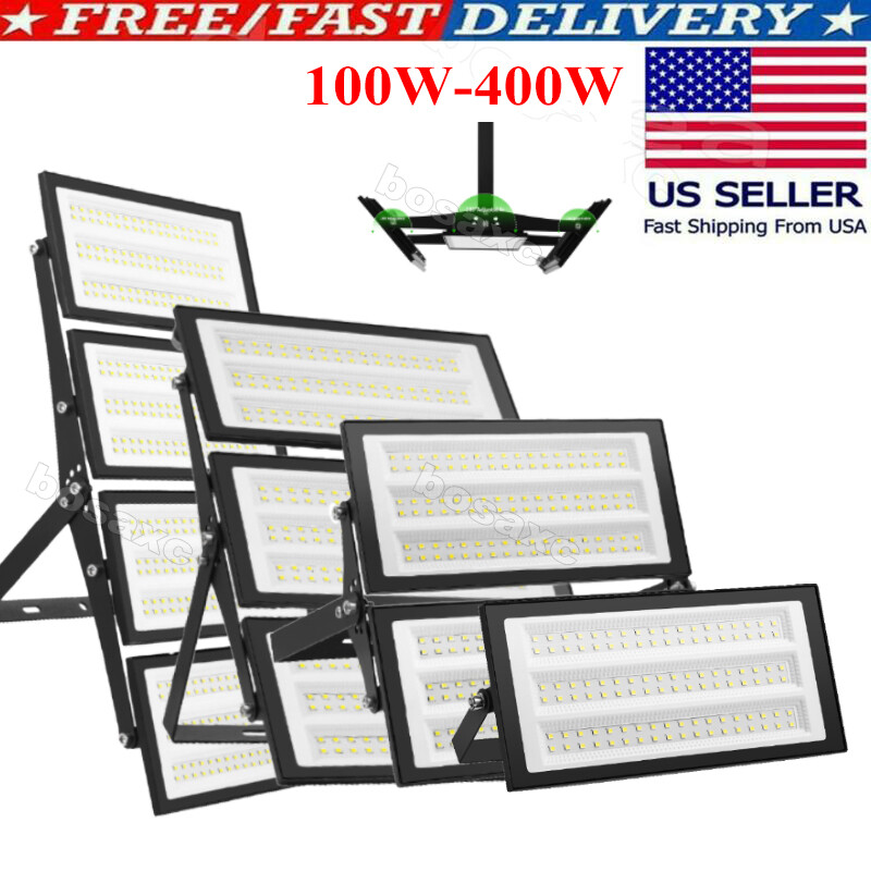 400W 300W 200W 100W LED Flood Light Outdoor Module Spotlight Garden Yard Lamp
