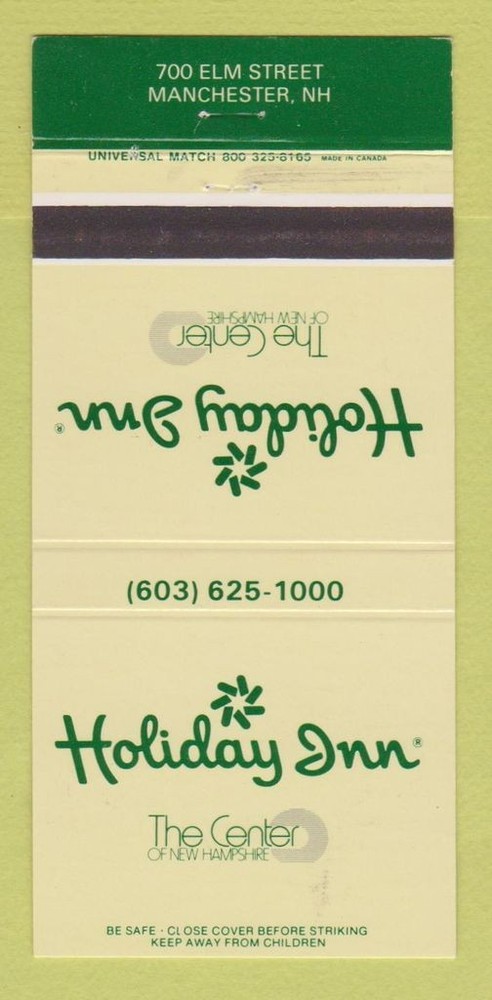 Matchbook Cover - Holiday Inn Manchester NY 30 Strike
