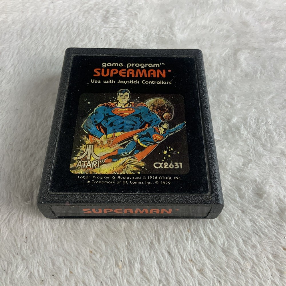 Superman (Atari 2600) Game Only 1979 Tested & Working