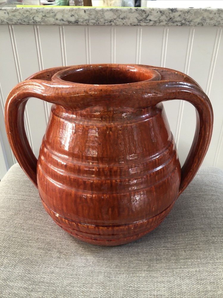 1930s North Carolina Chrome Red Apothecary Jug  11